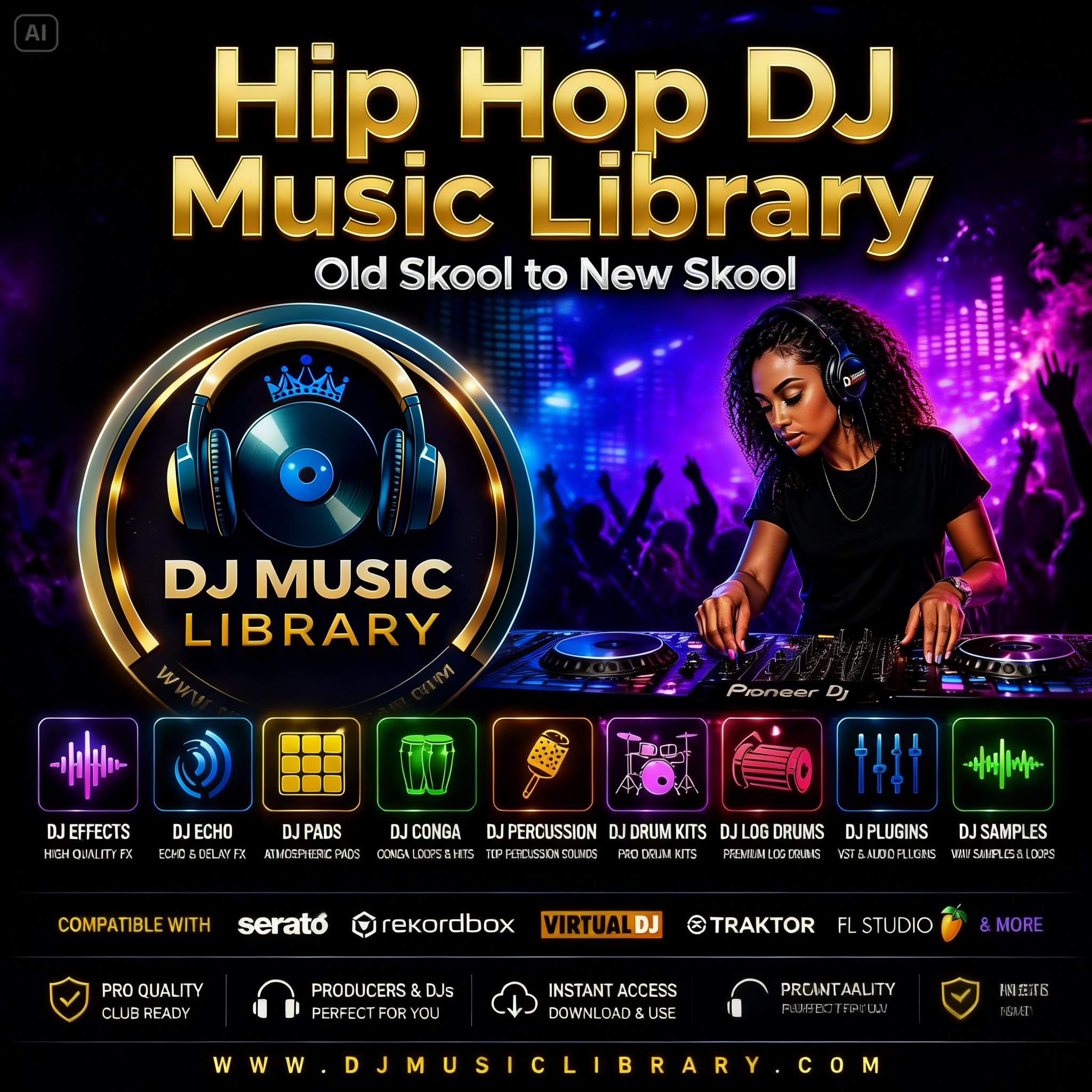 DJ City Music Library & Decks – Organized DJ Folders 1950s - 2030 updates - Image 2