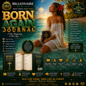Born Again Faith Journal: Spiritual Growth, Prayer, Devotion (Digital Download)