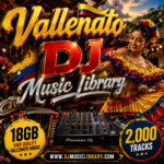Colombian Vallenato DJ Music Library, 2000 Tracks, 18GB Audio
