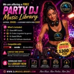 Party DJ Hits Music Library – 20GB Clean MP3s, Sound Effects