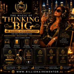 The Magic of Thinking BIG™ Audio Affirmations, Success Journals & Wealth Mindset Bundle By Billionaire Mentor™