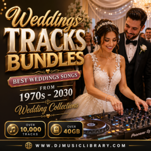Wedding Music Collection – 10,000+ Tracks 1970s-2030 (DJ Bundle)