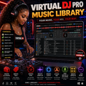 VirtualDJ Pro Music Library | VirtualDJ Crates, Smart Tags, BPM, Sampler, Loops, Atomix Mix & DJ Performance Collection